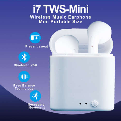 AIRPODS BLUETOOTH I7S TWS MINI - ICASA APPROVED