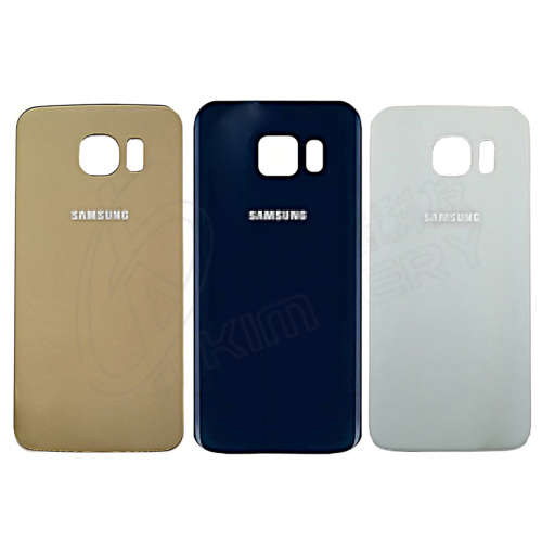 Samsung Galaxy S6 (G920F) Battery Back Glass Rear Cover (black/white/gold)