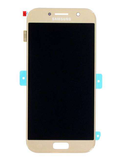 Samsung Galaxy A5 2017 LCD (Gold) PLUS Tempered Glass