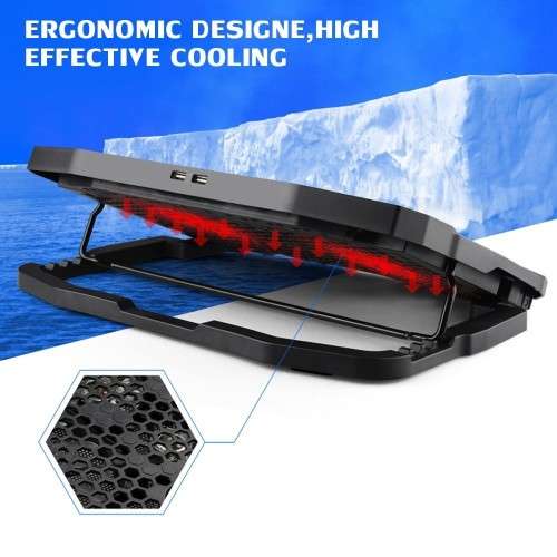 LAPTOP COOLING PAD S-18 - 4 Heavy Duty Fans