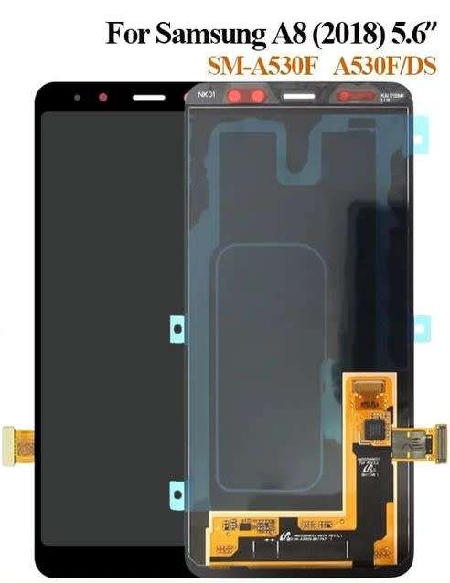 Samsung A530F/A8(2018) Complete LCD + Digitizer - Black