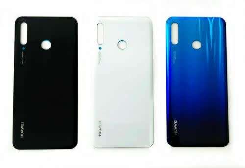 Huawei P30 Lite Glass Back Cover - Black