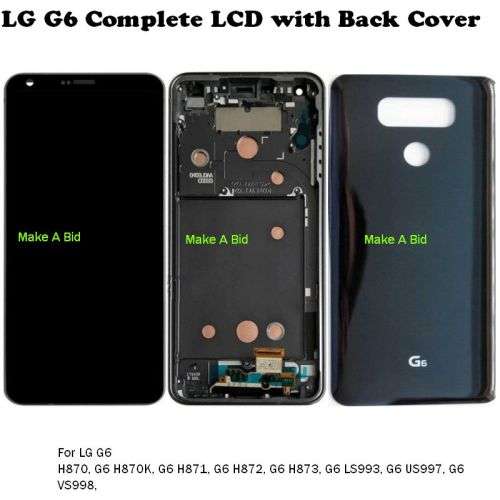 LG G6 Complete LCD + Back Cover