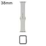 Silicone Strap with Protective Face for for iWatch - 38mm 40mm 42mm 44mm