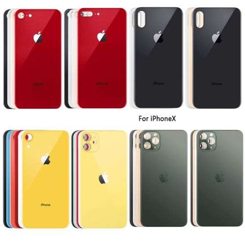 Back Battery Cover Door for iPhone x, Rear Glass Battery