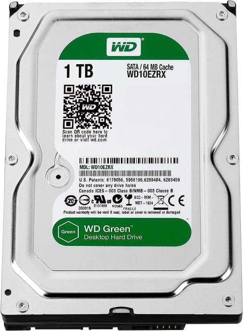 WD Green 1TB 3.5 Inch HDD (6 months warranty)