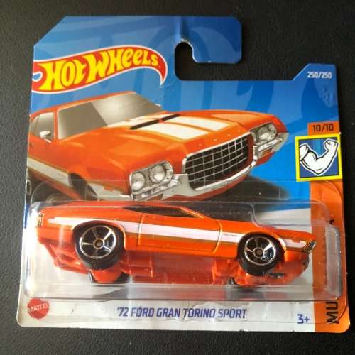 MAINLINE - CARDED - `72 FORD GRAN TORINO SPORT - 2022 - HCW29