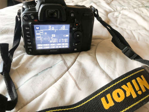 Nikon D7000 with 55-200mm lens (Pro digital camera)