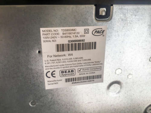 DSTV HD PVR TDS850IMC 500GB