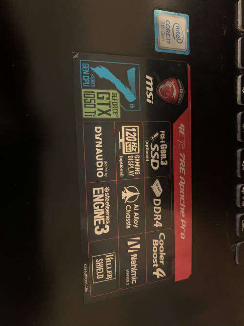 MSI GE72 7RE Apache Pro i7 16Gb GTX1050Ti
