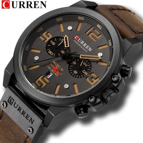 Curren Waterproof Sport Chronograph Quartz Wrist Watch