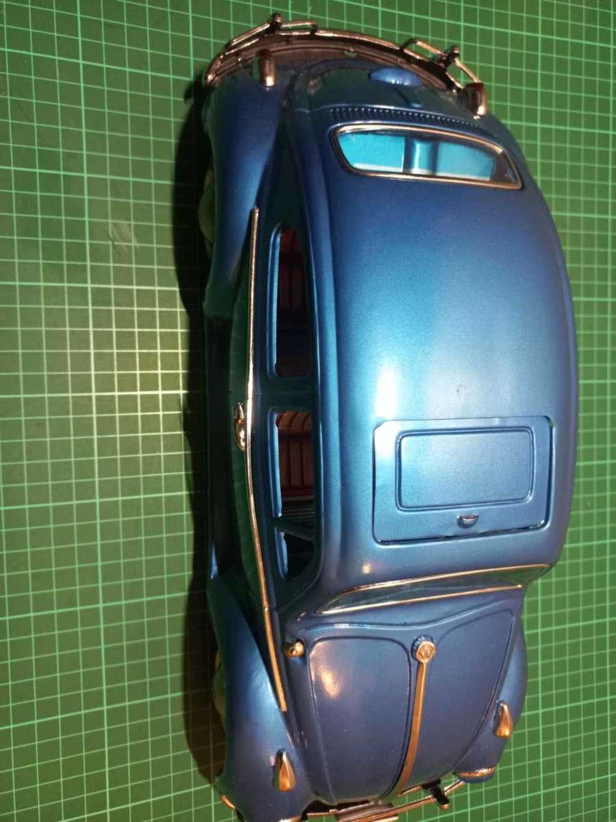 volkswagen beetle 2022 friction drive heavy gauge metal king size model car