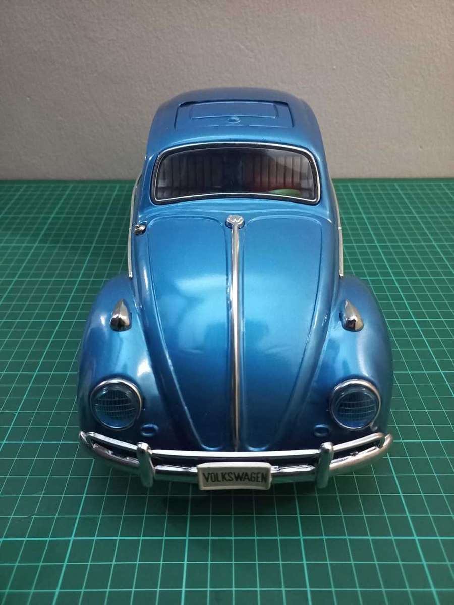 volkswagen beetle 2022 friction drive heavy gauge metal king size model car