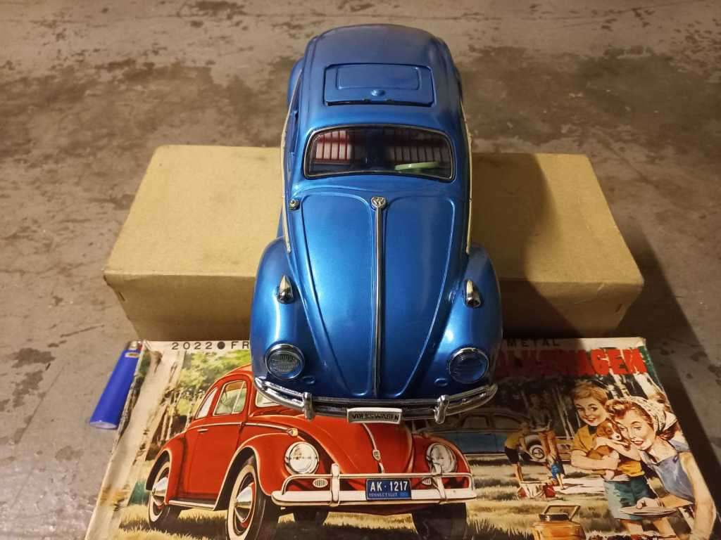 volkswagen beetle 2022 friction drive heavy gauge metal king size model car
