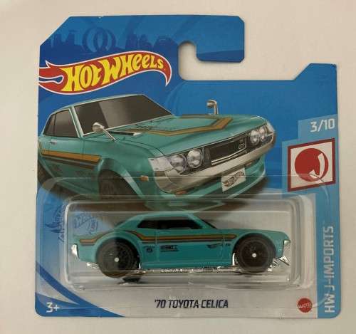 Hot Wheels , 70 Toyota Celica , short card
