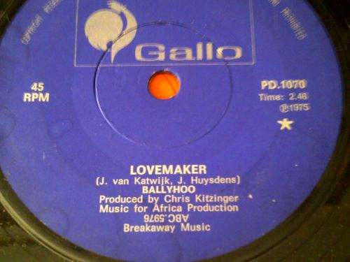 BALLYHOO LOVE MAKER SA 7 SINGLE