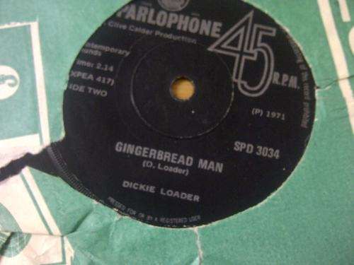 DICKIE LOADER GIMME GIMME GIMME GIMME/GINGERBREAD MAN 7 SINGLE SA LP