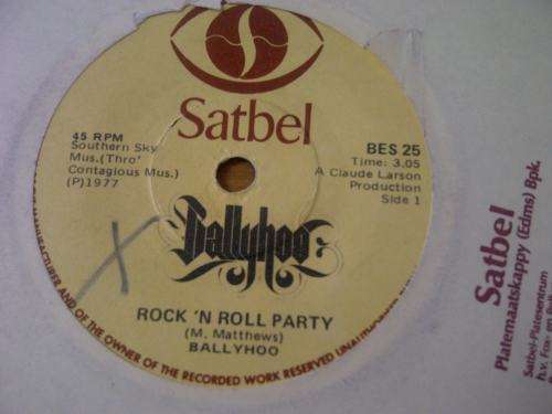 BALLYHOO ROCK AND ROLL PARTY /LADY DREAMER SA 7 SINGLE LP