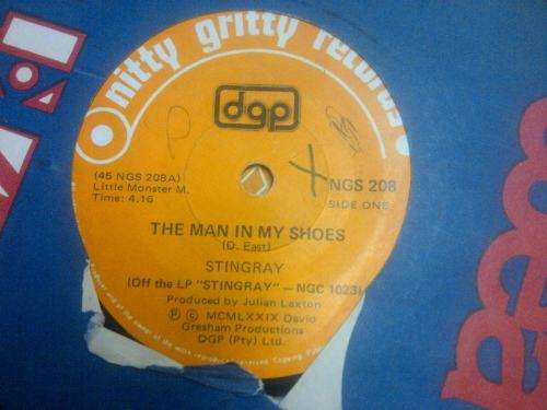 STINGRAY-MAN IN MY SHOES/HARD HEADED LONER SA 7 SINGLE LP