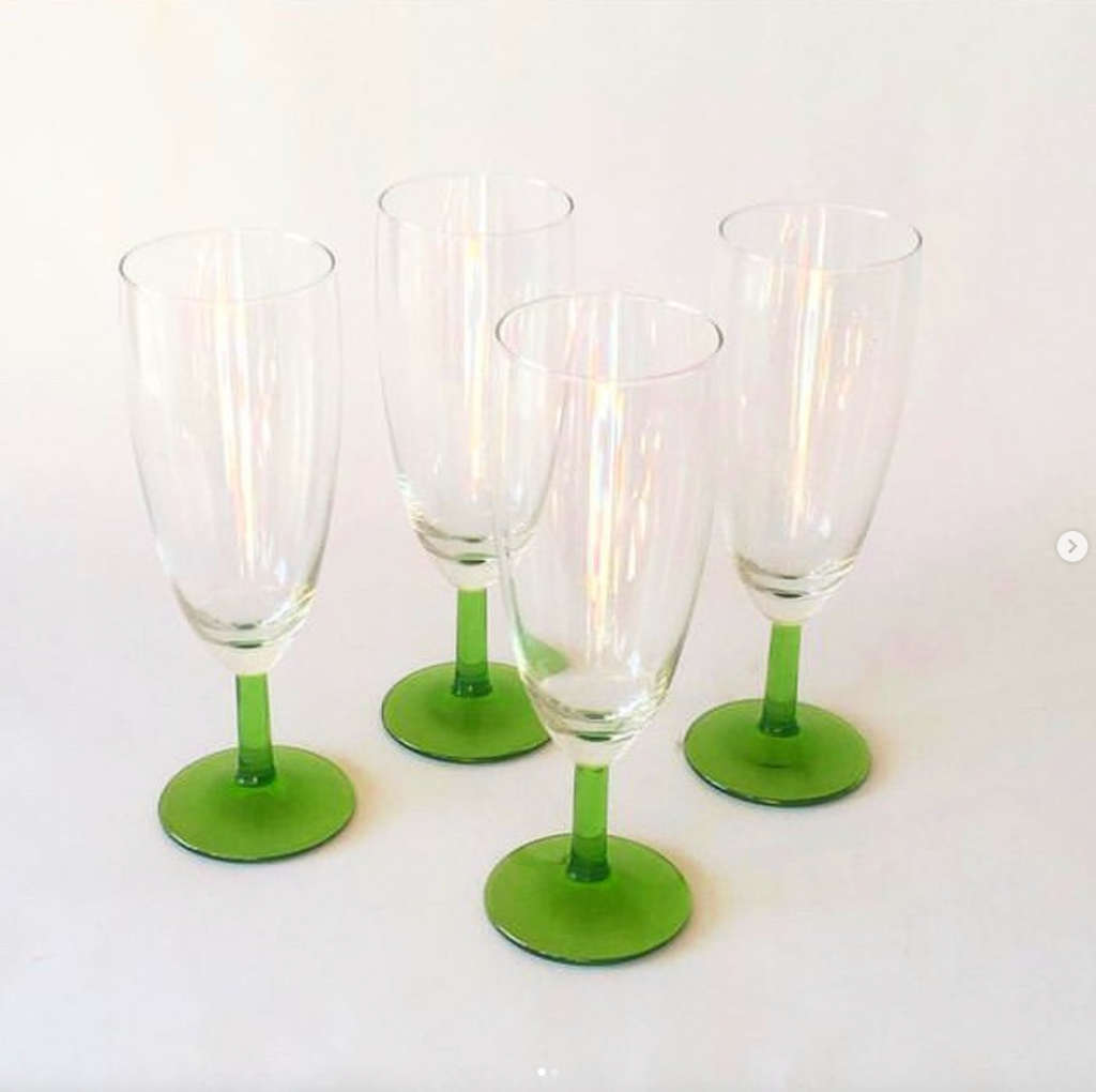 Set of 4 Champagne Flutes