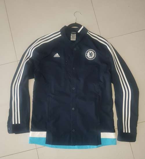 Chelsea Soccer Anthem Jacket Adidas Collector Item Size Large Brilliant