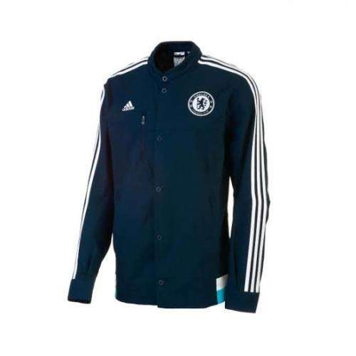 Chelsea Soccer Anthem Jacket Adidas Collector Item Size Large Brilliant