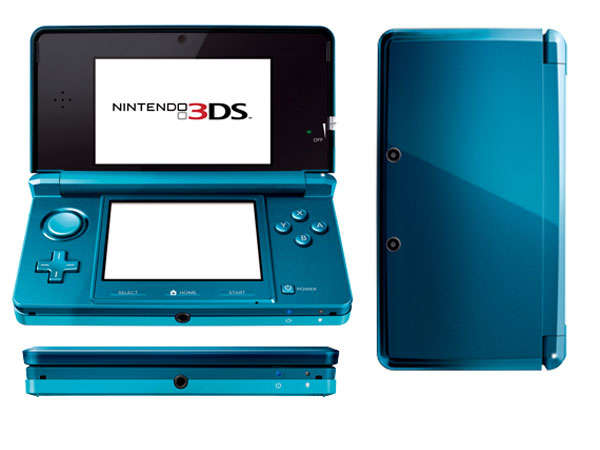 Nintendo 3DS Aqua Blue 2Gig