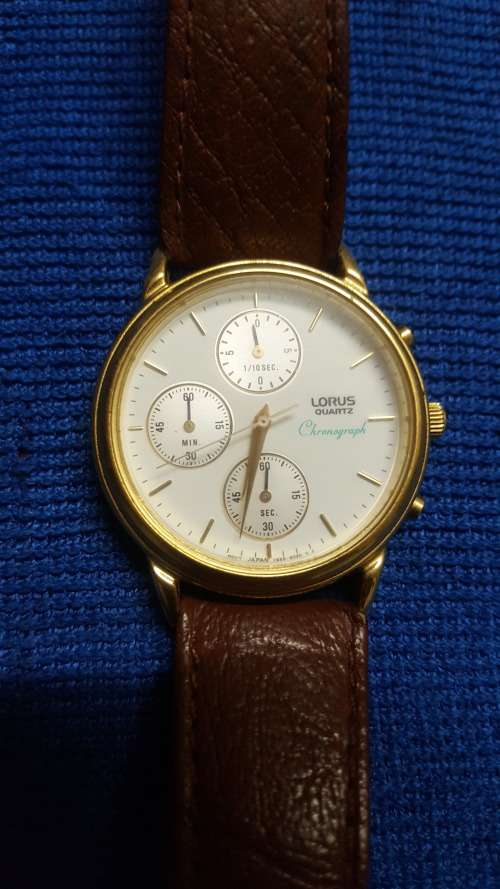 Lorus Chronograph Unisex Gold