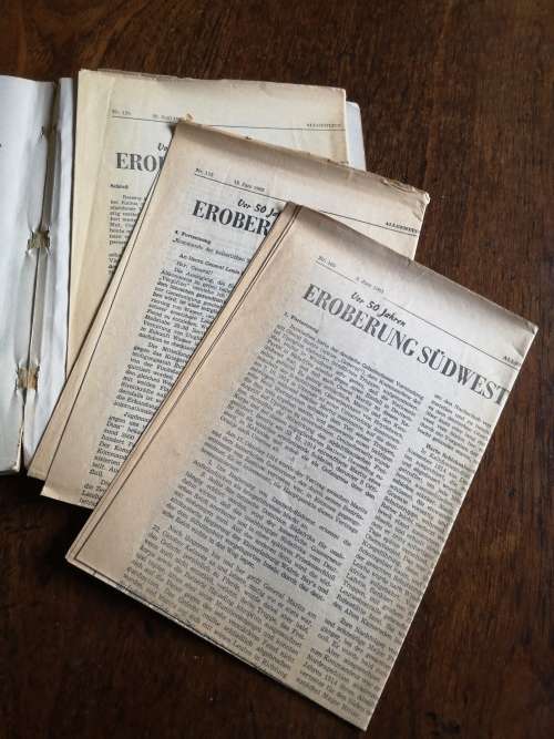 Chronik von Deutsch-Sudwestafrika, 1883-1915