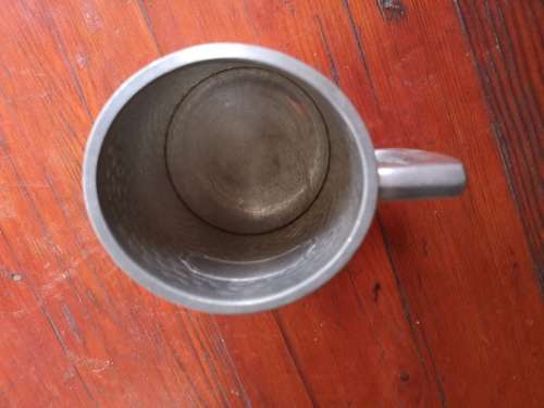 Pewter / aluminium beer mug / tankard
