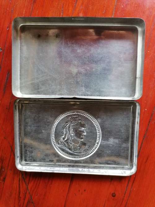 Boer War Queen Victoria Gift Chocolate Tin
