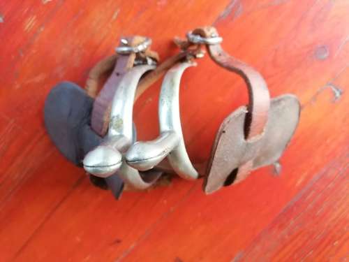 Nickeled riding spurs - Boer War or WW1