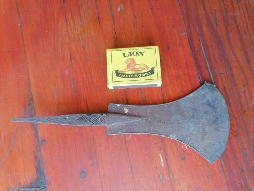 African Ornate Axe head - Angolan Bush War Souvenir