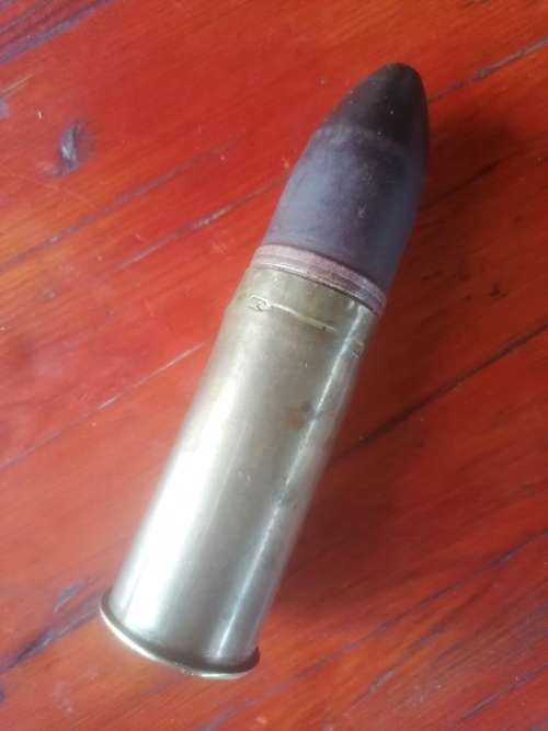 Rare German WW1 Naval Pom-Pom artillery shell