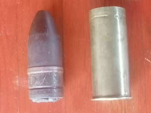 Rare German WW1 Naval Pom-Pom artillery shell