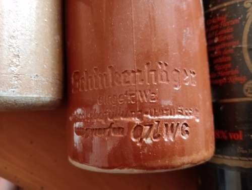 Four German Stoneware Bottles
