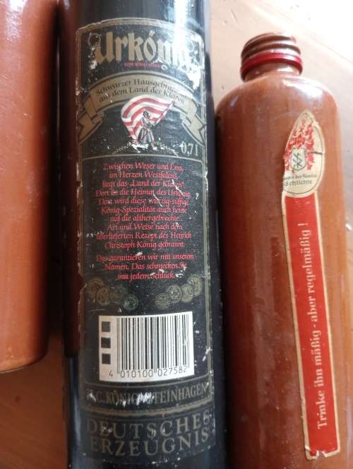 Four German Stoneware Bottles