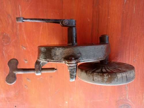 Antique Hand-crancked Bench Grinder - USA made