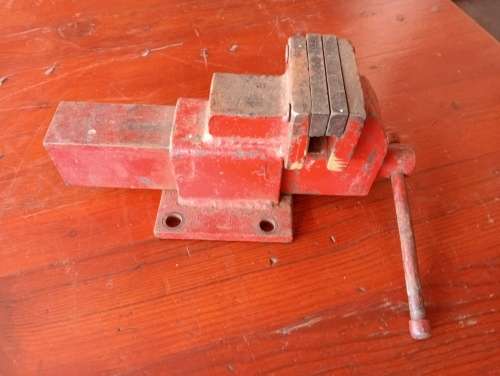 Vintage Bench Mounted Vice