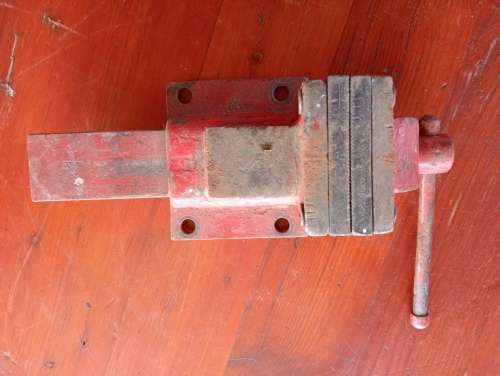Vintage Bench Mounted Vice