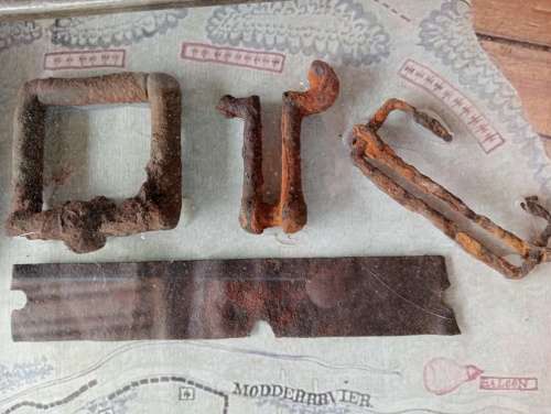 Boer War Paardeberg Relic Display