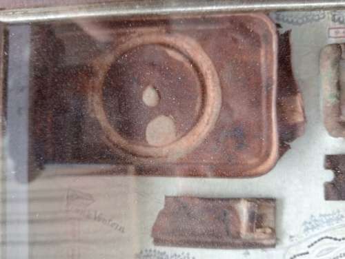 Boer War Paardeberg Relic Display