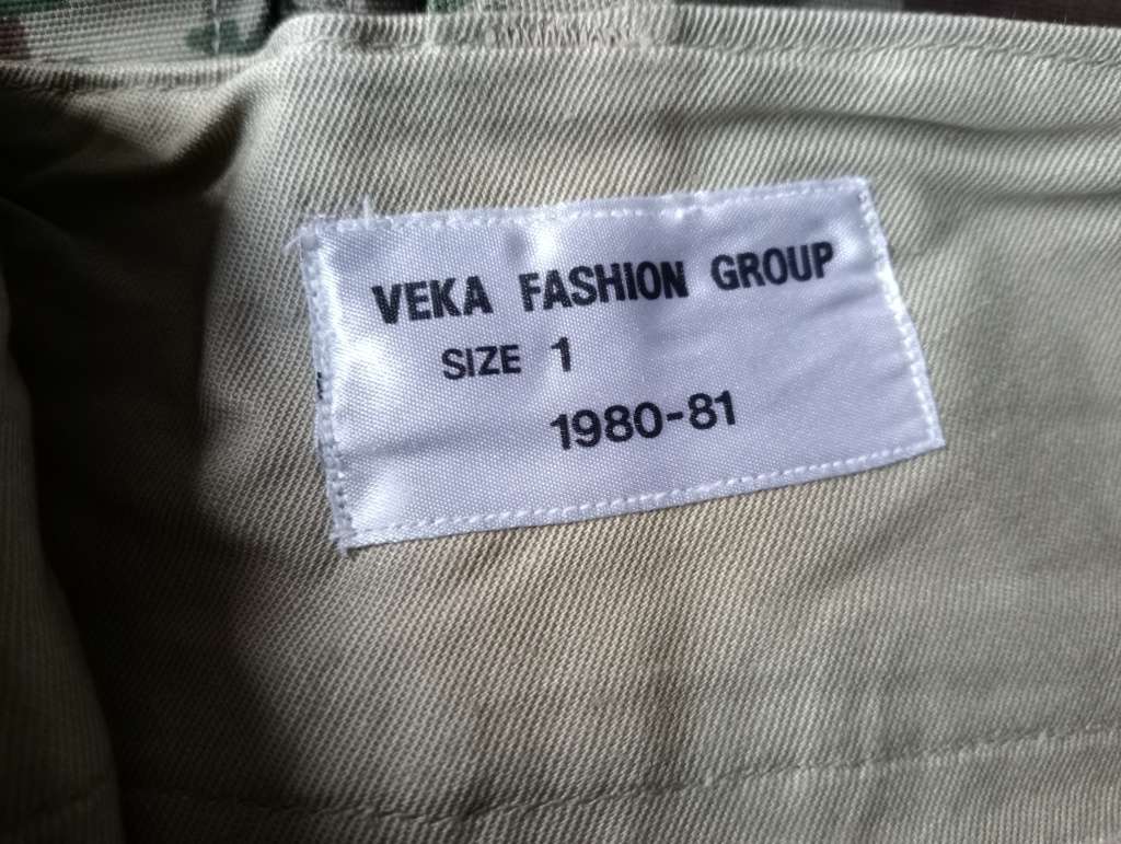 SAP camo trousers 1981
