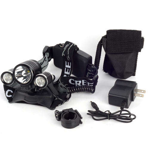 Head lamp CREE 5000Lm LED & Bike clamp/pouch