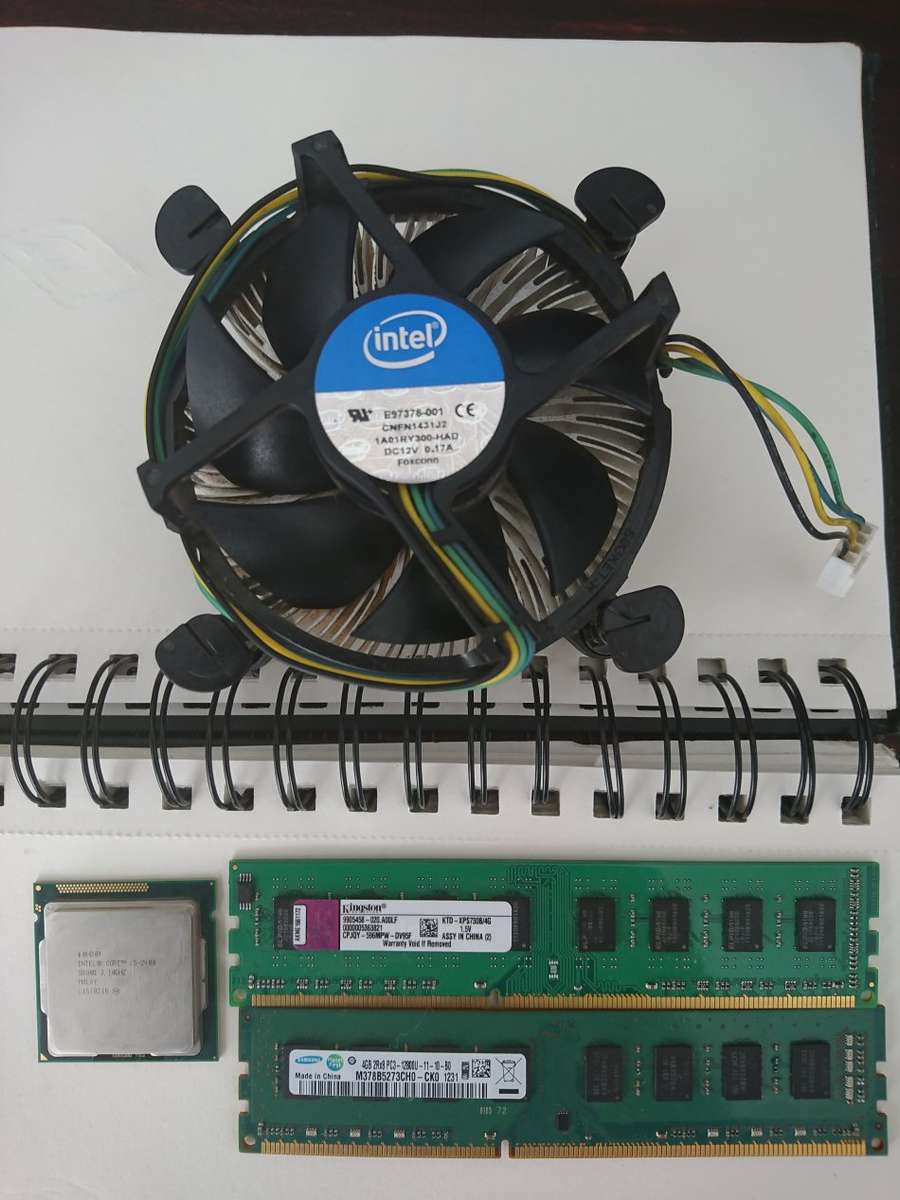 Intel Core i5 - 2400. 3.1ghz Quad Core. + 8 Gig DDR3 Ram + CPU Fan + Free Shipping
