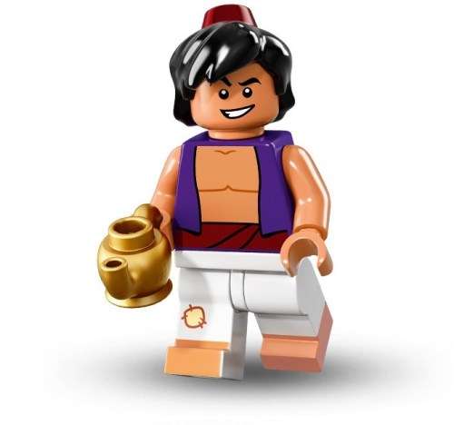 ~ New Lego Disney Series Minifigure Aladdin ~ Sealed (71012)