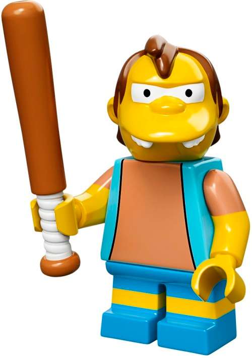 ~ New Lego Simpsons Series 1 Minifigures Nelson Muntz ~ Discontinued (71005)