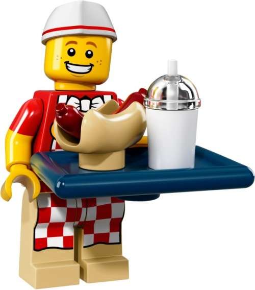 ~ New Lego Series 17 Minifigures Hot Dog Man ~ Sealed (71018)