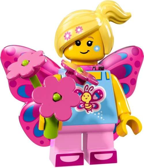 ~ New Lego Series 17 Minifigures Butterfly Girl ~ Sealed (71018)