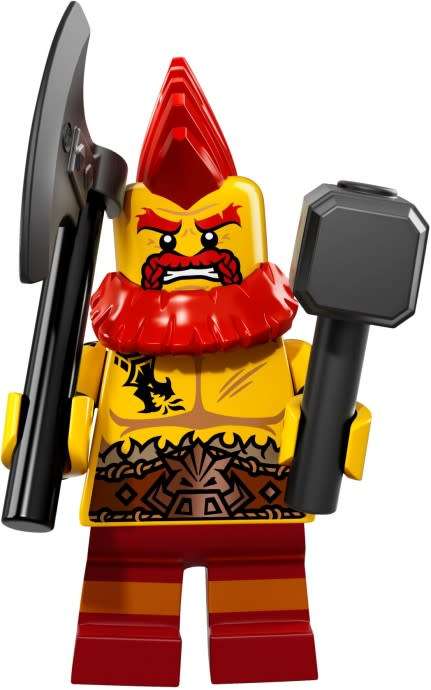 ~ New Lego Series 17 Minifigures Battle Dwarf ~ Sealed (71018)